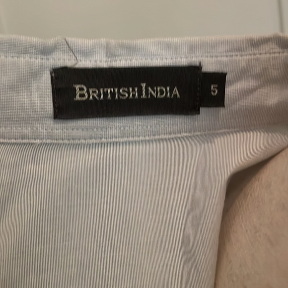 British India plain light blue button down shirt - Picture 3 of 3
